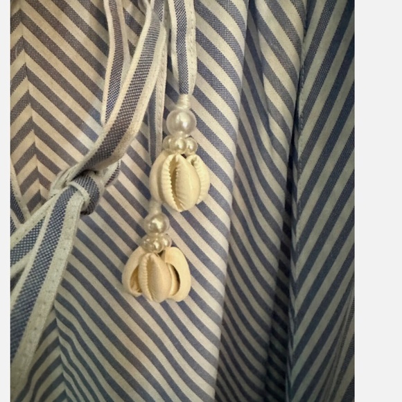 SOLD TORY BURCH ADELE EMBELLISHED CAFTAN DRESS – SIZE SMALL - Picture 6 of 9